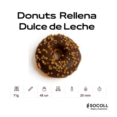Donut Rellena Dulce de Leche